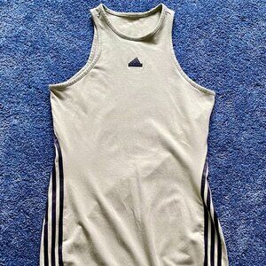 full length cotton dress by Adidas-NEW